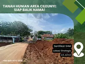 Tanah SHM di Cileunyi, Bandung (Jl. Villa Bandung Indah)