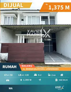 Dijual Rumah Terawat di Kalpataru Lowokwaru Kota Malang