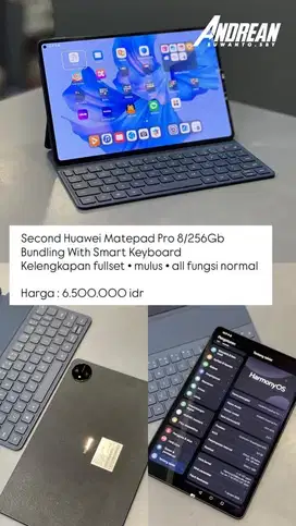 Second Huawei Matepad Pro 8/256gb + Smart keyboard