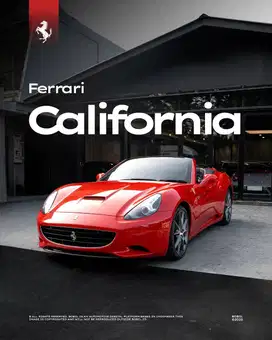 2013 Ferrari California Rosso Corsa