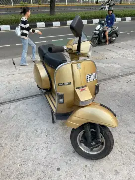 JUAL BU VESPA EXCEL 1988 COKLAT METALIK