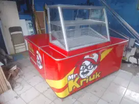 Gerobak Etalase Chiken Custom