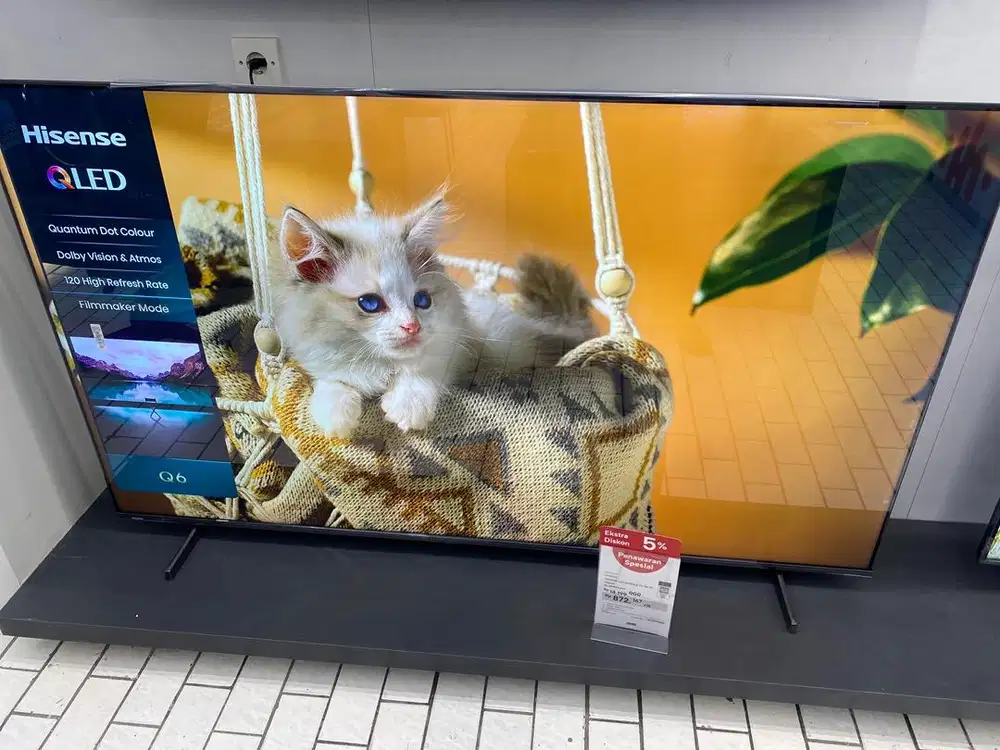PROMO TV HISENSE 75' QLED BISA CICILAN MURAH MODAL KTP