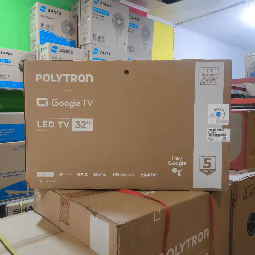 POLYTRON GOOGLE TV 32INCH PROMO TERBATAS BISA KREDIT TANPA DP