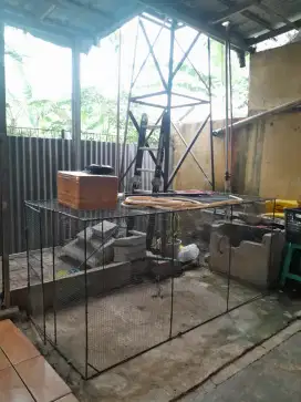 Kandang besi pj.3meter _ lebar.1meter