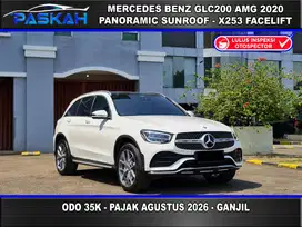 Facelift Bunga=4% Genap Odo=35k SUNROOF MERCEDES Benz GLC200 AMG 2020