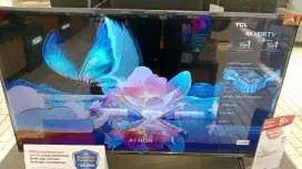 Tcl 43 Inci Led 4k Google Tv 43p6k - Hitam