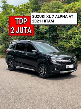 SUZUKI XL 7 ALPHA AT 2021 HITAM PROMO MURAH DP MINIM 2  JUTA