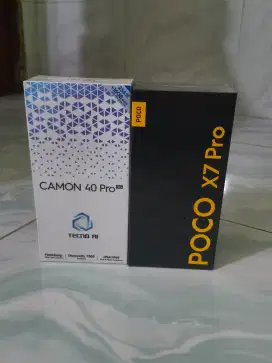 Promo murah poco x7 pro 5g & camon 40 pro 5g