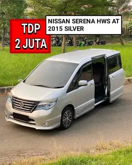 NISSAN SERENA HWS AT 2015 SILVER PROMO MURAH DP MINIM 2 JUTA