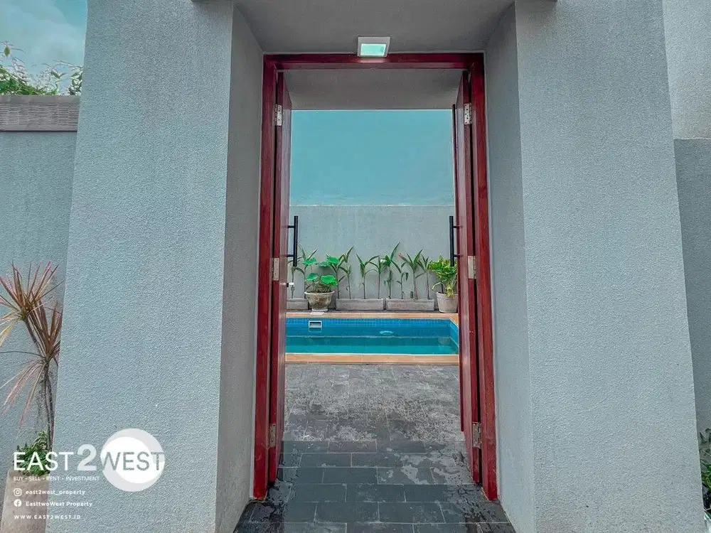 Disewakan Modern Tropical Cozy Villa Ubud Bali Bagus Mewah Lokasi Nyaman Sangat Strategis