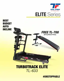 Alat fitness treadmill elektrik tipe 633 kokoh