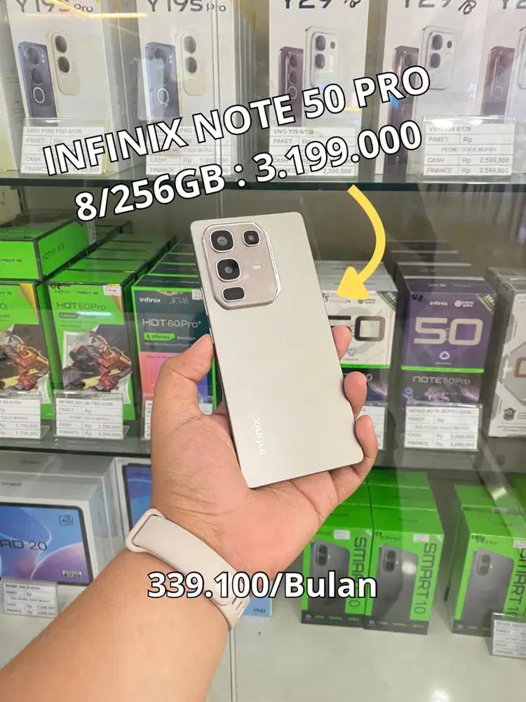 INFINIX NOTE 50 PRO BISA CASH ATAU KREDIT CUMA PAKE KTP AJA TANPA DP