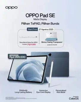 OPPO PAD SE Ram 4/128