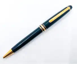 Montblanc Meisterstuck Ballpoint Pen Pulpen Black Gold Trim