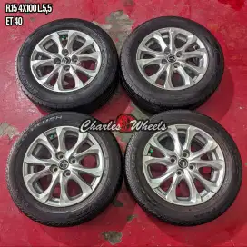 Velg oem mazda 2 r15 4x100 brio agya sigra dll