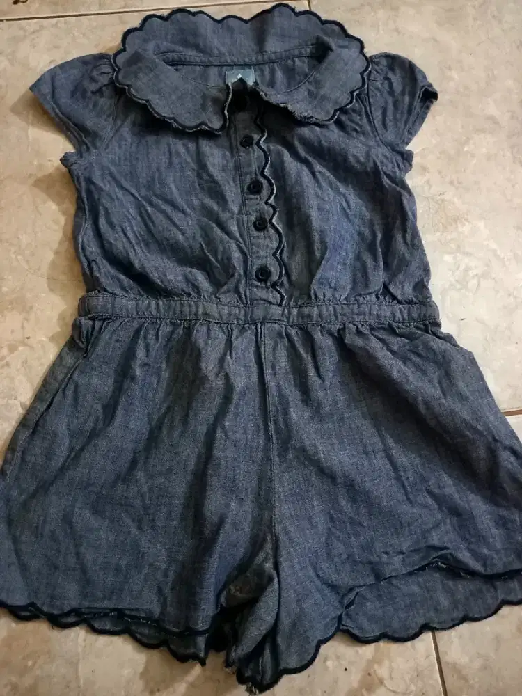 Jumper Anak Cew 2-3 thn Baby Gap, Bahan Soft Jeans. Like New