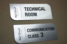 papan dinding stainless / plat dinding