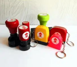 Stempel cap stempel warna atau otomatis