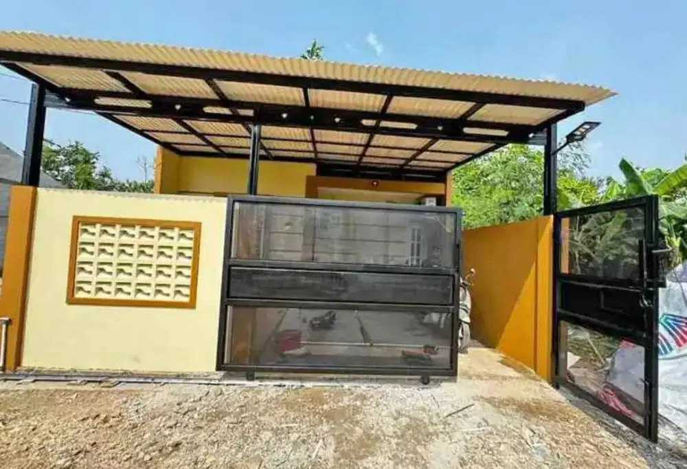 Kanopi Carport baja ringan atap alderon Rs & Single layer