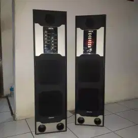 Speaker aktif karaoke GPX 8, bluetooth, tinggi 1 mtr, harga pas