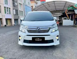 Toyota Vellfire G ZG Audioless 2014 AT 2.4, Km 108Ribu, Pajak Panjang