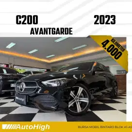 DP10% [Km4.000] C200 Avantgarde 2023 Black Reg 2022 #AUTOHIGH