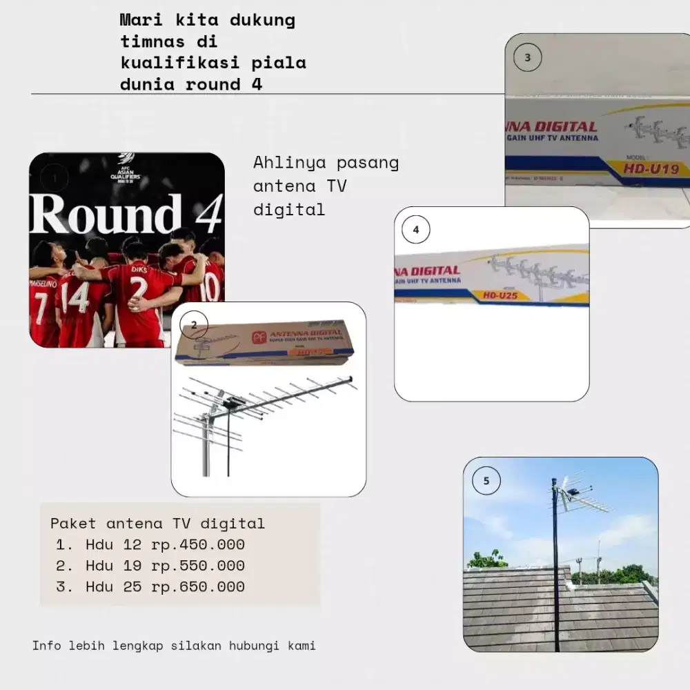 Pasang antena tv digital