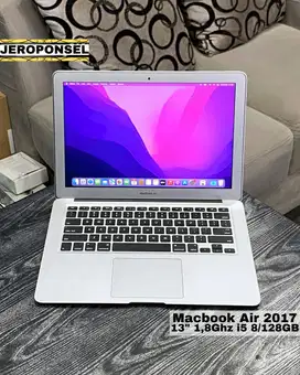 MACBOOK AIR 2017 13” i5 8/128GB MULUS LIKE A NEW GARANSI ORIGINAL