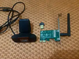 Paket webcam, pcir wifi dan usb bluetooth