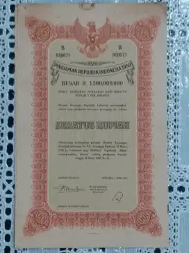 Dokumen Surat Utang Negara 1950