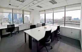 Ruang kantor pribadi untuk 4 orang di HQ Menara Cakrawala