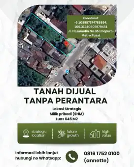 TANAH DIJUAL TANPA PERANTARA