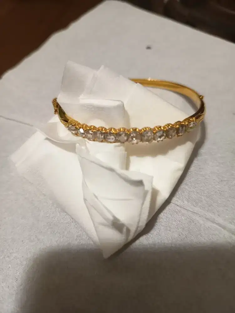 GELANG EMAS INTAN LANDAK ANTIK