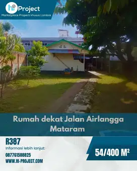 Rumah dekat jalan Airlangga Gomong Mataram R387