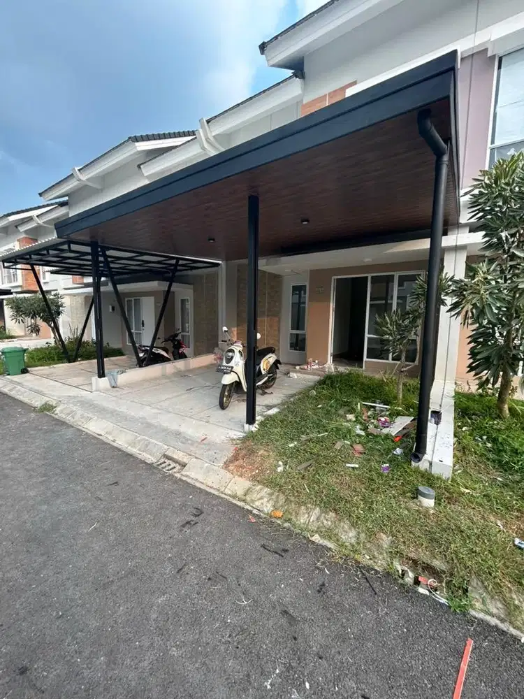 kanopi bajaringan kombinasi plafon pvc