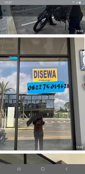 Disewa tanah 200m2 + bangunan 24m2 Jl Pratidina Harjamukti Depok