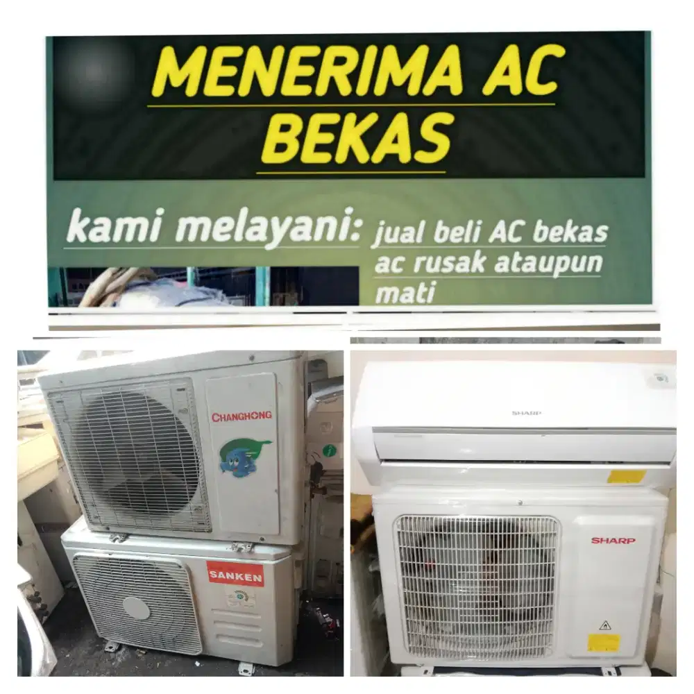 Terima ac bekas rusak