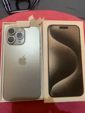 Dijual iPhone 15 Promax 256GB Secc Ibox Dessert titanium
