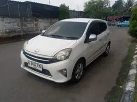 Agya G Matic 2015 putih KM 25 ribu, 2jt doang