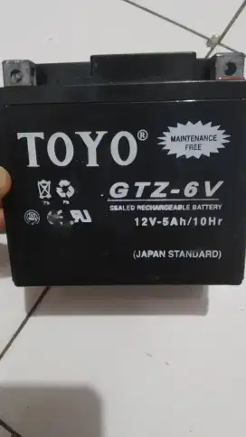 Accu motor dan rotak fazzio