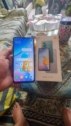 Jual hp xiaomi redmi 10 5g fulset