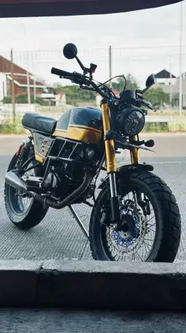 Motor custom japstyle basic gl pro up Megapro 160cc