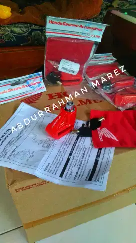 Gembok Cakram Ori Honda