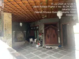 Dijual Lelang Rumah Jalan Kelapa Puyuh Kelapa Gading Timur, JakUt