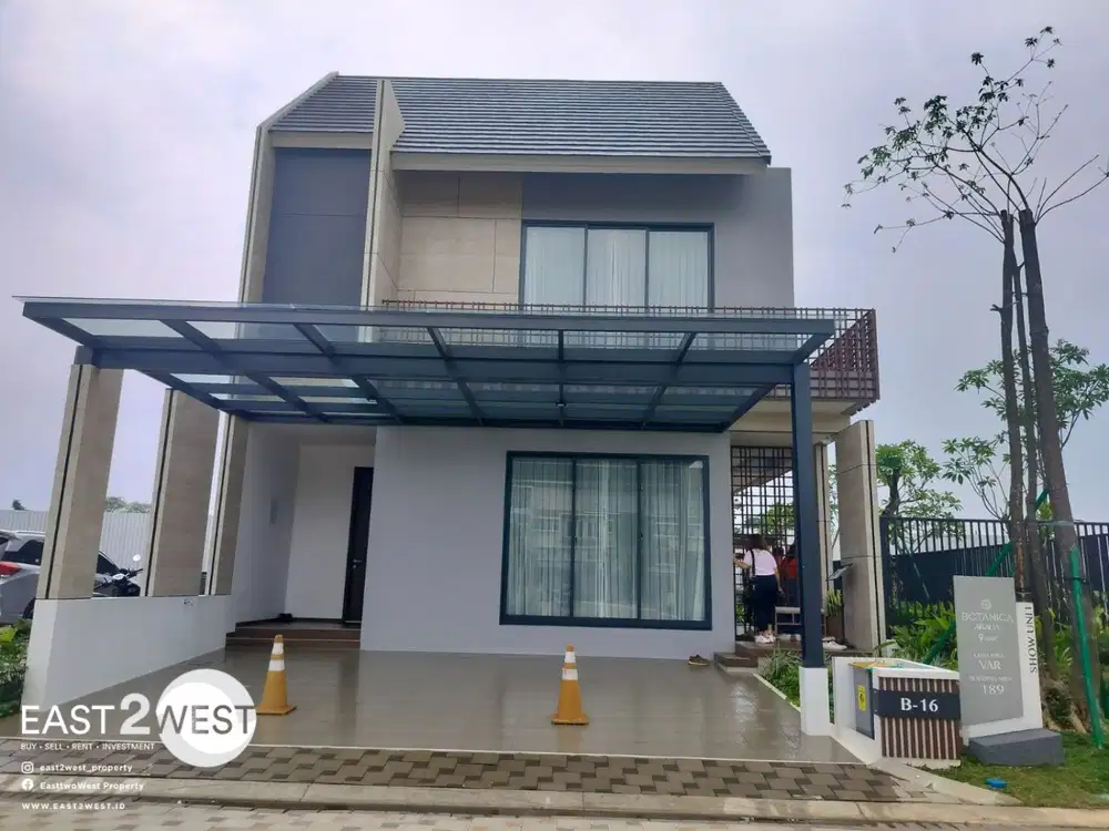 Dijual Rumah New Launching Botanica Aralia Bintaro Tangerang Selatan Lokasi Nyaman Sangat Strategis