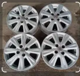 Jual velag yaris bakpau ring 15 warna silver
