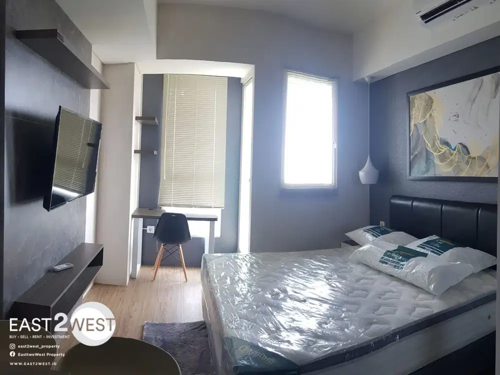 Disewakan Apartemen Silktown Graha Raya Bintaro Jaya Tangerang Selatan Fully Furnsihed Murah Siap Huni