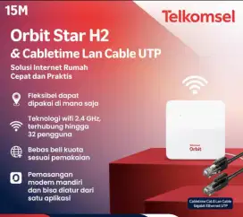 Modem Orbit Star H2 Murah, Bagus, Barang Mulus