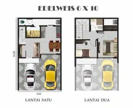 Dijual Rumah Cluster Hawaii Paradise 6x10 Posisi Badan PIK2
